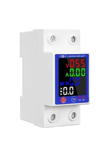 Novahub Akıllı Wifi Devre Kesici, Sızdırma/aşırı Akım/voltaj Korumalı, Uzaktan Kontrol, Alexa/google Asistan Uyumlu, Çok Renkli Çok Renkli