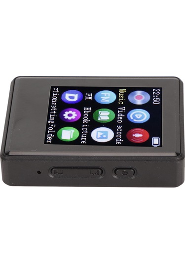 Xindoker Bluetooth 5.0 Mp3 Çalar - 1.77 İnç Spı Ekran, Hifi Ses, Fm Radyo, Kayıt, E-kitap, 8gb Tf Kartlı Taşınabilir Müzik Oynatıcı