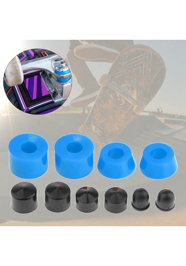 Homyl Açık Için Kaykay Kamyon Burç Kiti Amortisörler Yumuşak Mavi Mavi Çok Renkli