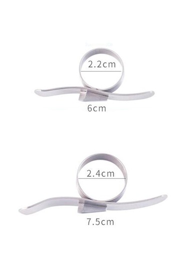 Homyl 2x Paslanmaz Çelik Portakal Kesici Pomelo Soyma Makinesi Gümüş