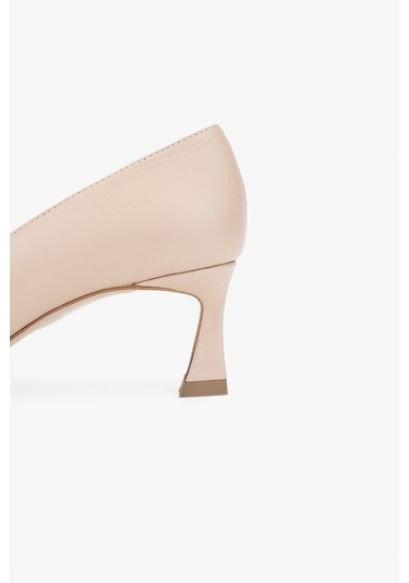 Valmenti Sergio Kadın Nude Hakiki Deri Topuklu Ayakkabı 613 27596 Bn Ayk Y24 Bej