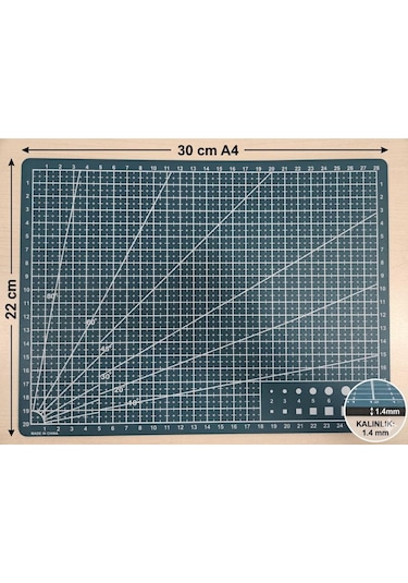 Tamir Kesim Pedi Matı A4 30 22cm Kalınlık 1.4mm Yeşil