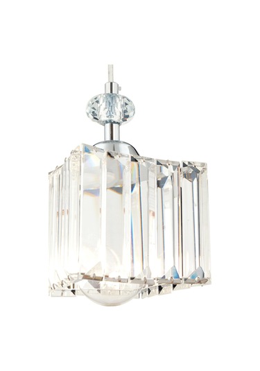 Kuğu Tekli Sarkıt Krom  Kristalli, Taşlı Modern Tasarım Kristal  Sarkıt Avize