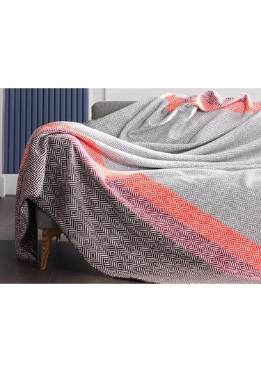 Doqu Nida Battaniye Çift Kişilik Nar Çiçeği Diğer