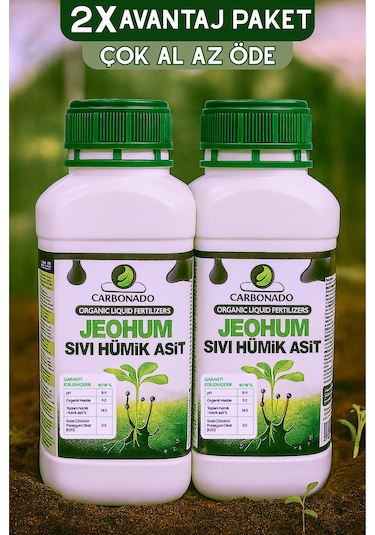 Jeohum Sıvı Hümik Asit 5l X2 Avantaj Paket 1000