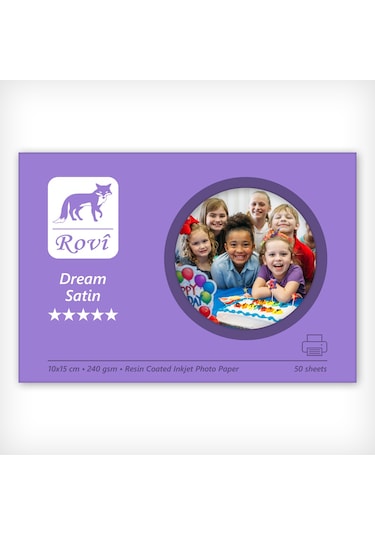 Rovi Dream Satin Fotoğraf Kağıdı 240Gsm 50Yp 10X15