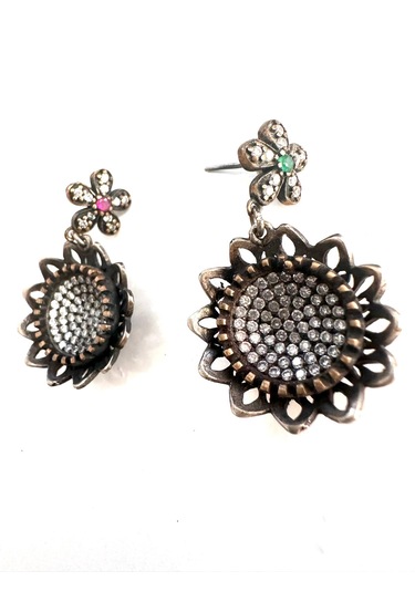 Aysesa El Yapımı Zirkon Taşlı Gümüş Set Takım 925 Ayar Yakut Zümrüt