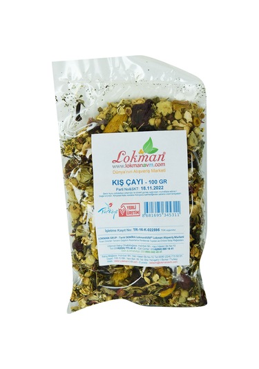 Lokman Bitkisel Karışık Osmanlı Çayı Kış Çayı 100 G