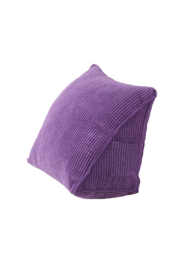 Wezone Rahat Üçgen Yastık - Sırt Desteği, Fermuarlı Cep Ve Ergonomik Tasarım İle Ev & Ofis Kullanımı Diğer