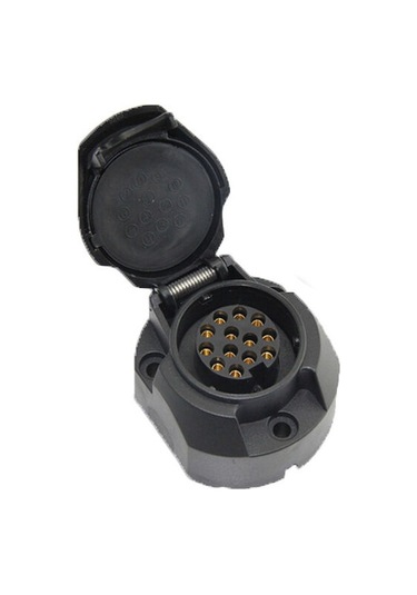 Römorklar Ve Karavanlar İçin 13 Pinli Adaptör, Vidalı Konnektör, 13 Pinli
