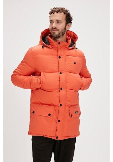 Colonel Puffer Ginger Turuncu Erkek Kapüşonlu Mont 23.02.13.010 001