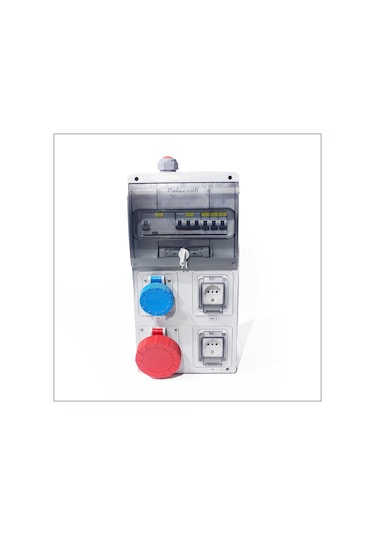 Ip66 Kombinasyon Panosu 1 Ad 3x16a, 1 Ad 5x32a, 2 Ad Schuko Priz