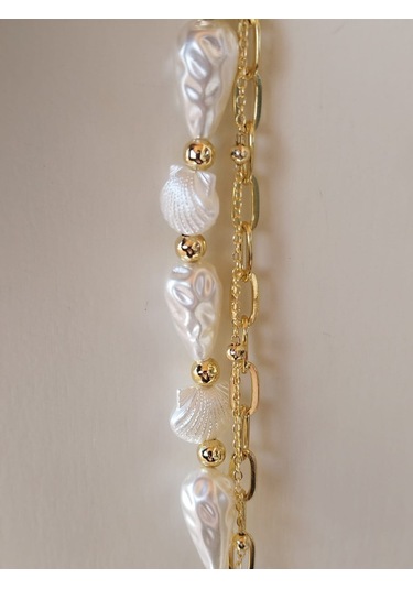 Sedef Taşlı Çoklu Bileklik Seti Heiyelik Aksesuar Çok Renkli