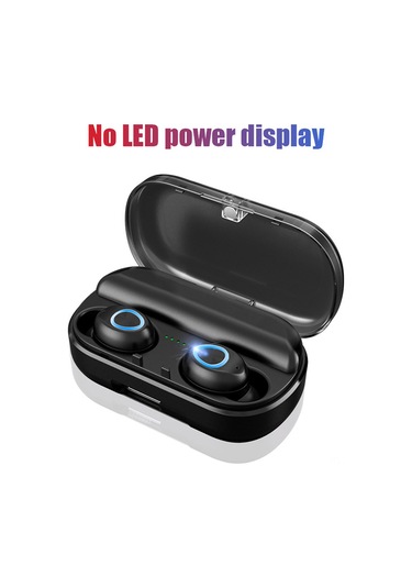 V10 Tws Bt 5.0 Kablosuz Kulaklık Stereo Kablosuz Mini Kulaklıklar Hifi Ses Kulaklık 2400mah Güç Bankası Telefon Tutucu Güç Göstergesi Yok