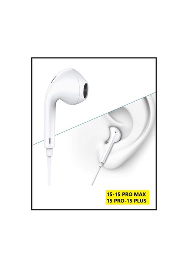 İphone 16 16 Pro 16 Max 15 15 Pro 15 Pro Max Kulaklık Type C Uyumlu Kulaklık Kablolu Tak Çalıştır