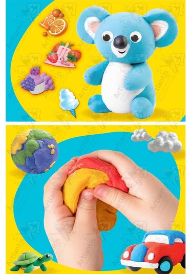 Oyun Hamuru 6 Renk 1 Paket Bubu 6 Lı Oyun Hamuru 600 Gr Canlı Renkler Okul Öncesi Kreş Anasınıfı Etkinli Hamuru Çok Renkli