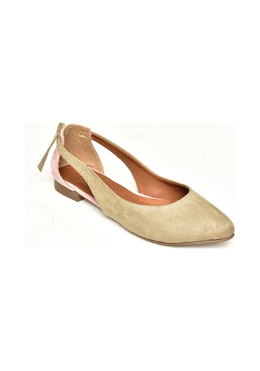 Fox Shoes H726324002 Ten Süet Kadın Babet Ten-süet Ten Rengi