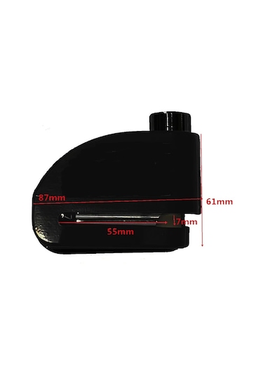 Falante Fs-8302 6mm Pim Su Geçirmez 110db Disk Fren Kilidi