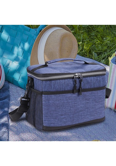 Suntek Soğutucu Çanta Çok Fonksiyonlu Mavi-25,5x15,5x19cm Mavi