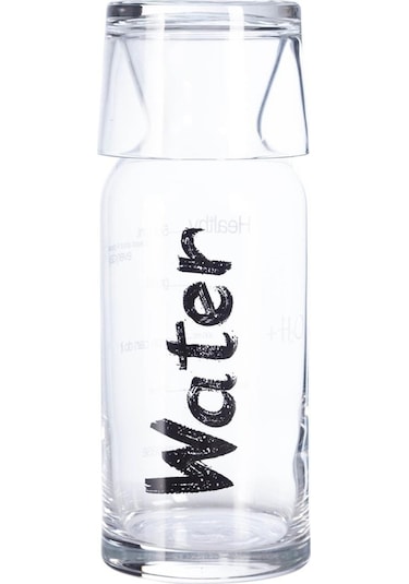 Mudo Home Water Başucu Sürahisi 700ml Siyah