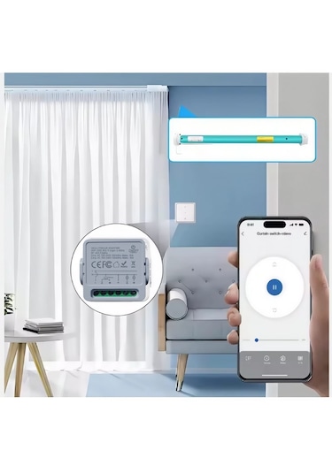 Onoff Tuya Wifi + Rf Akıllı Kepenk Panjur Anahtar Röle 10 Amper Tuya Wifi