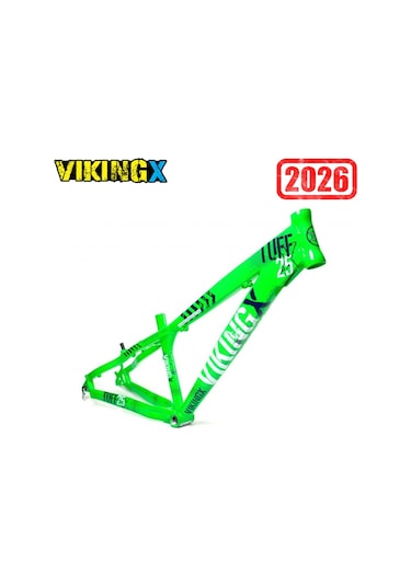 Vikingx Tuff X-25 Dirt Jump Aliminyum Kadro Yeşil Ys804