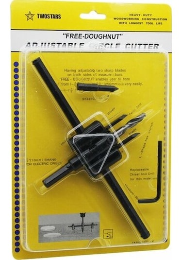 Ayarlı Alçı Panç Delme 2 Bıçak 1-3 İnç/16 30mm - 7-7 İnç/8 200mm - 1 İnç/8 3mm - 2 İnç 50mm 4741