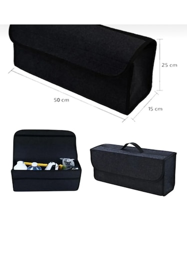 Araç Bagaj Düzenleyici Çanta Organizer Bagaj Çantası Siyah