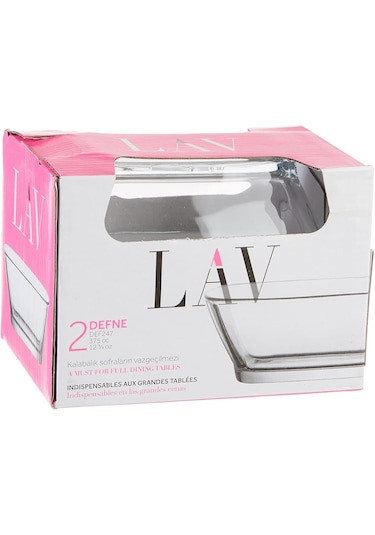 Lav Defne 2 Li Orta Boy Kase 14x10 Cm 375 Cc