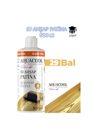 500 Ml 3d Ahşap Patina Su Bazlı Yerli Üretim