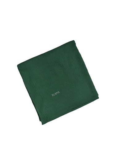 Tuana Eşarp Pamuk Jazz Eşarp 110x110cm Zümrüt