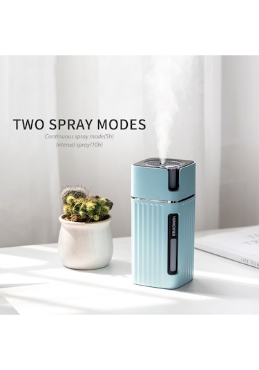 300ml Araç Pusula Nemlendirici Difüzör Taşınabilir Renkli Gece Lambası Sessiz Nemlendirici Uçucu Yağ Difüzörü Soğuk Masaüstü Usb Güçlü Nemlendirici Ev Seyahat Ofis İçin