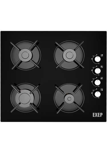 Exep EO320 - ED401 Siyah Cam Ankastre Set