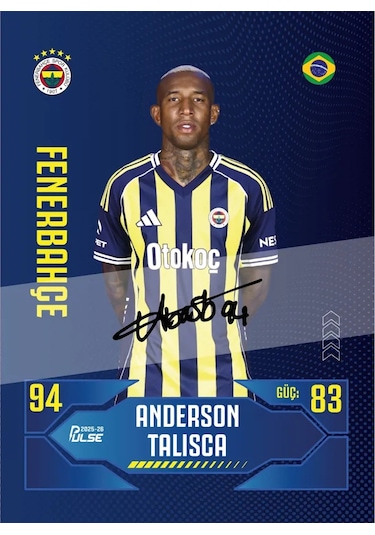 Eco Bundle - Fenerbahçe - Pulse Futbolcu Kartları 2025/26 - 2 Paket