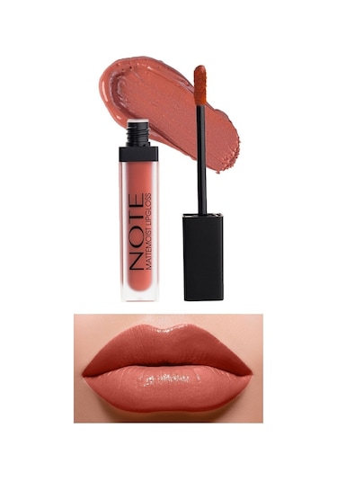 Note Cosmetique Mattemoist Lipgloss Yarı Mat Saten Bitişli Likit Ruj 402 Mat Kiss -Nude