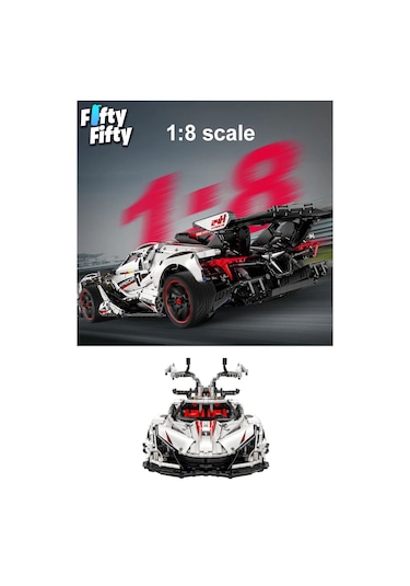Cada V12 Hypercar -c61053w 4449 Parça Profesyonel Oyuncak Yapım Seti