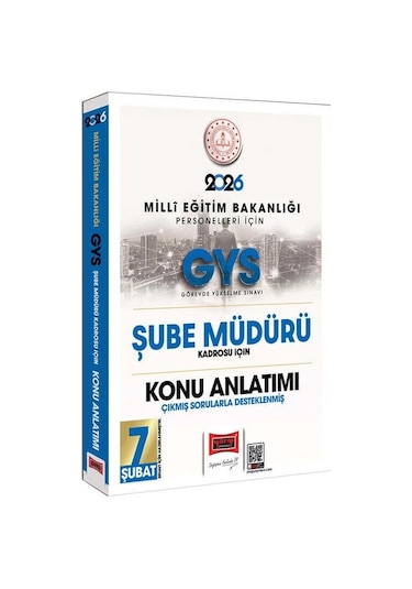 Yargı 2026 Gys Meb Milli Eğitim Bakanlığı Şube Müdürü Konu Anlatı