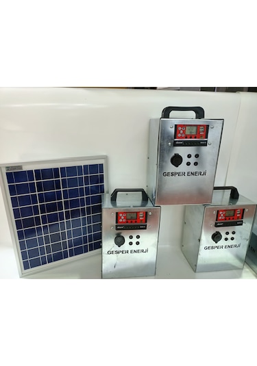 Gesper Energy Taşınabilir Solar Aydınlatma Sistemi 3 Lambalı