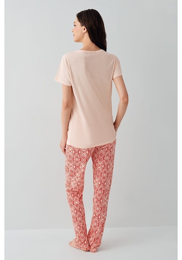 Arnetta Kadın Pembe Pijama Takım Pembe