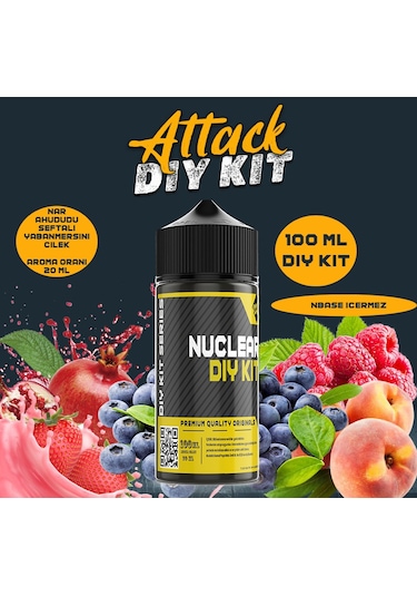 Nuclear 100 Ml Dıy Kit Attack Gıda Aroma 20 Ml Aroma İçerir
