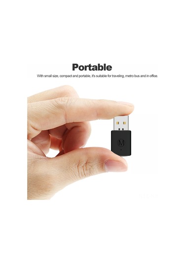 Jeehugo Ps4 İçin Bluetooth 4.0 Usb Alıcı - Kablosuz Mikrofonlu Oyuncu Kulaklığı Adaptörü, Siyah, 10m Erişim Mesafesi, Hızlı Kurulum