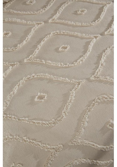 Çeyiz Diyarı Pirot 2 Parça Tek Kişilik Pike Takımı Bej Bej