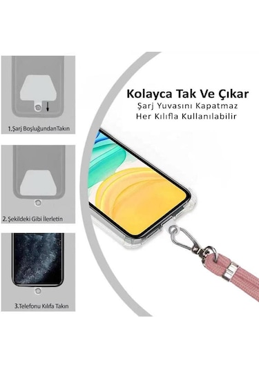 Dioforce Atatürk Resimli Boyun Askı I Pi ve Aparatlı Telefon Askısı