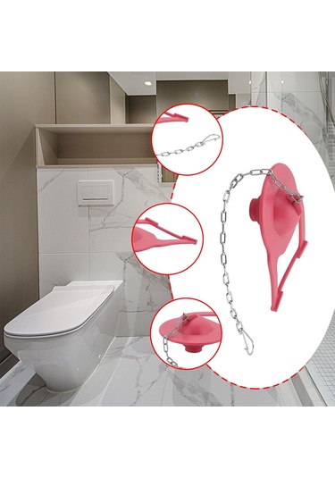 Suntek Otel Tuvaleti Ofisi Için Zincirle Tuvalet Sineksel Yedek Kırmızı