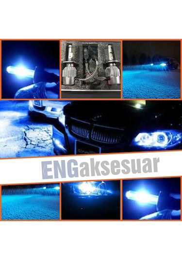 Mavi Led Xenon . Buz Mavisi Led Zenon Far H4-H7-H1-H3-H11 203955879