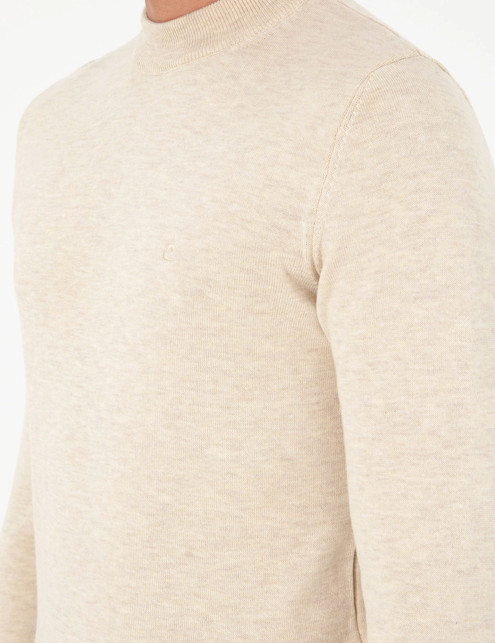 Pierre Cardin Erkek Krem Melanj Kazak /triko 50296564-vr159 Krem Melanj