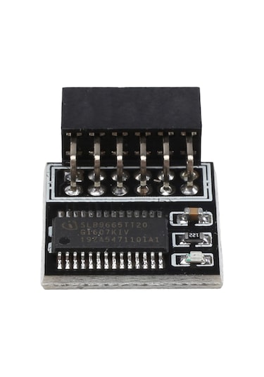 Tpm 2.0 Şifreleme Güvenlik Modülü Uzaktan Kart Lpc-12pın Modülü