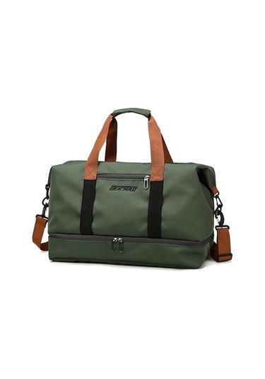 Dancemonkey Yeşil Ve Ve Tek Seyahat Omuz Messenger Kuru Kapasiteli Kadın Islak Hava Erkek Eğlence Çantası Çanta Büyük Bagaj Ayırma Açık Co Yeşil