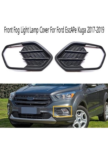 Artfulabode Tampon Takım Sis Ön Kuga Kapağı Izgara Ford Escape Far Çerçeve 1 Cw