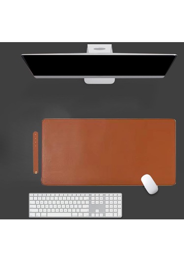 Suntek Genişletilmiş Oyun Mouse Pad'i, Kahverengi-ve-gri